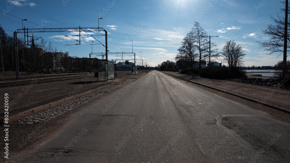 Fototapeta premium street in the morning