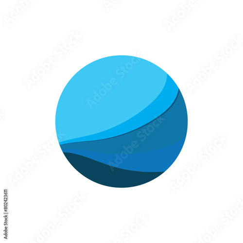 wave background vector of nature template design illustration