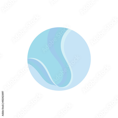 wave background vector of nature template design illustration