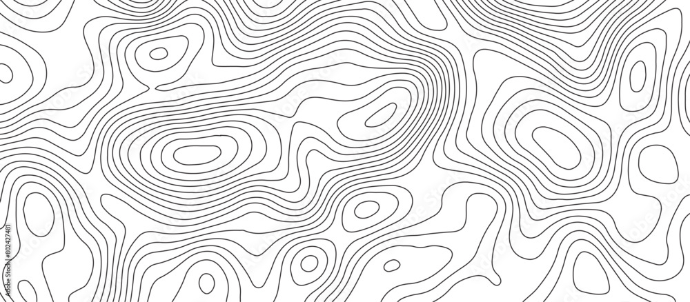 White background topography contour map with black curve lines .luxury topographic wavy pattern and geographic grid map design . White background topography contour map with black curve lines .luxury topographic wavy pattern and geographic grid map design .