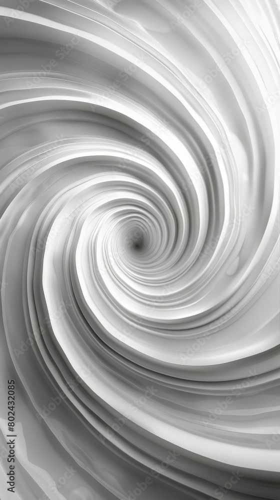 Circular Object in Black and White