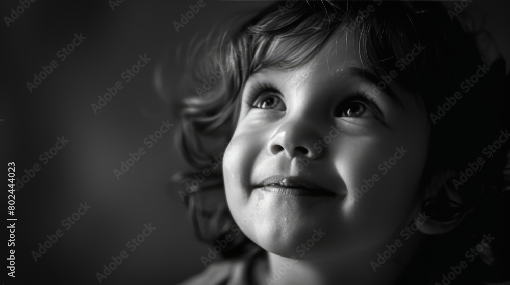 
A touching portrait capturing the varied expressions of a child's character. Different emotions