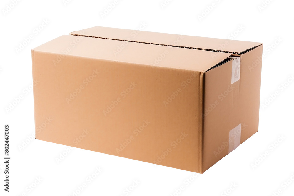 Cardboard package box isolated on transparent background. Cardboard package box isolated on transparent background.