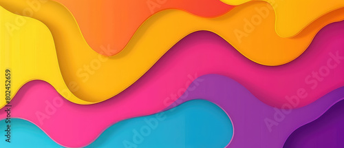 Vibrant abstract wave pattern background