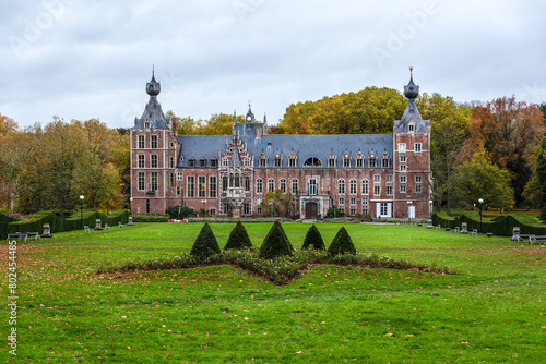 Egenhoven, Leuven, Flemish Brabant Region - Belgium - View over the Arenberg castle and site