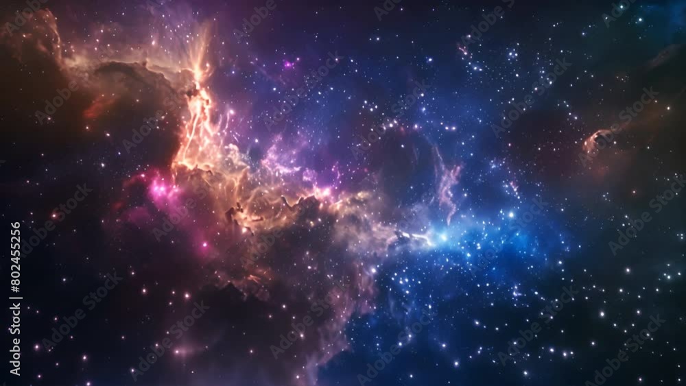 A cosmic tapestry Nebulae's radiant embrace in the infinite void A cosmic tapestry Nebulae's radiant embrace in the infinite void