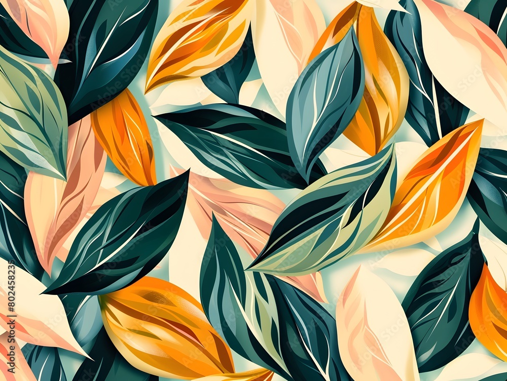 Modern Abstract Pattern Nature-Inspired Modern Abstract Pattern Nature-Inspired