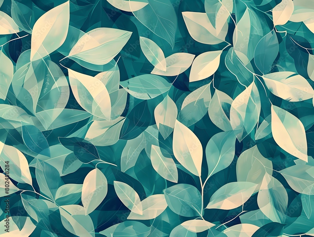 Fototapeta premium Modern Abstract Pattern Nature-Inspired