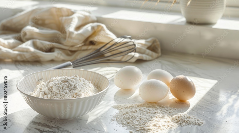 Whisking Magic: Flour, Eggs, and Whisk Whisking Magic: Flour, Eggs, and Whisk