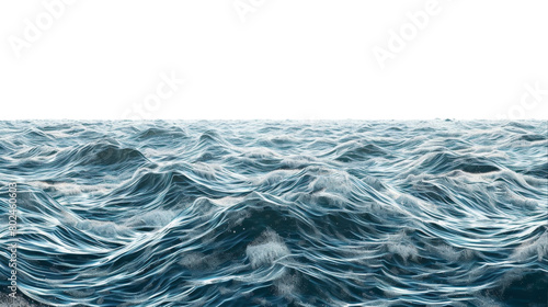 Realistic Oceans on transparent background