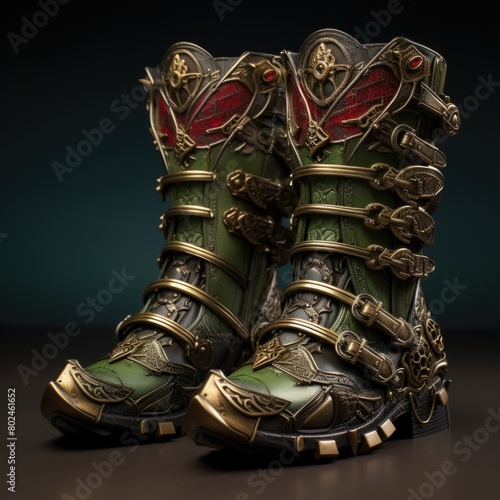 Ornate Armored Boots