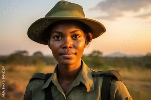Portrait of a Confident Female Ranger