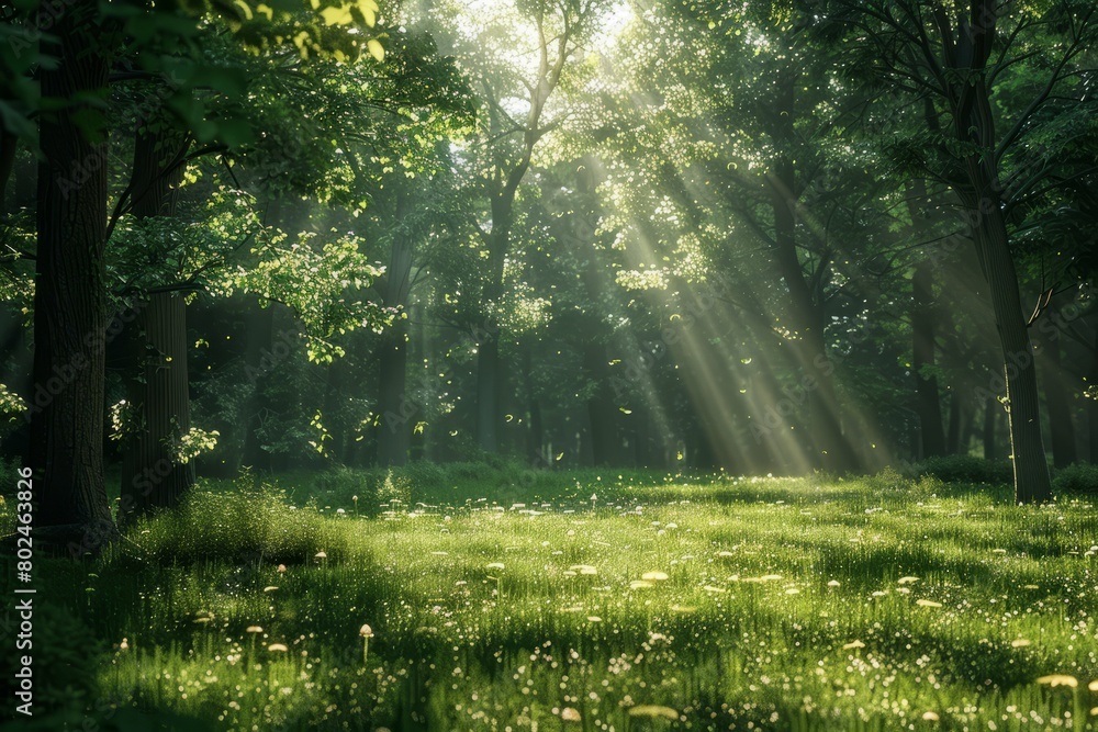 Obraz premium Enchanted Forest Morning