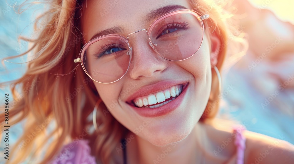 Close Up Portrait of Person Wearing Glasses Close Up Portrait of Person Wearing Glasses