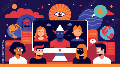 An online chat room buzzing with activity as users from around the world share their latest findings on a grand conspiracy involving ancient.