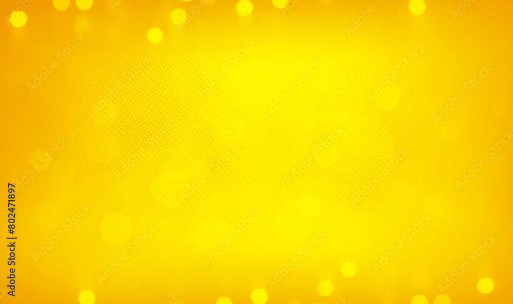 Yellow bokeh background banner for Party, greetings, poster, ad, events, and various design works Yellow bokeh background banner for Party, greetings, poster, ad, events, and various design works