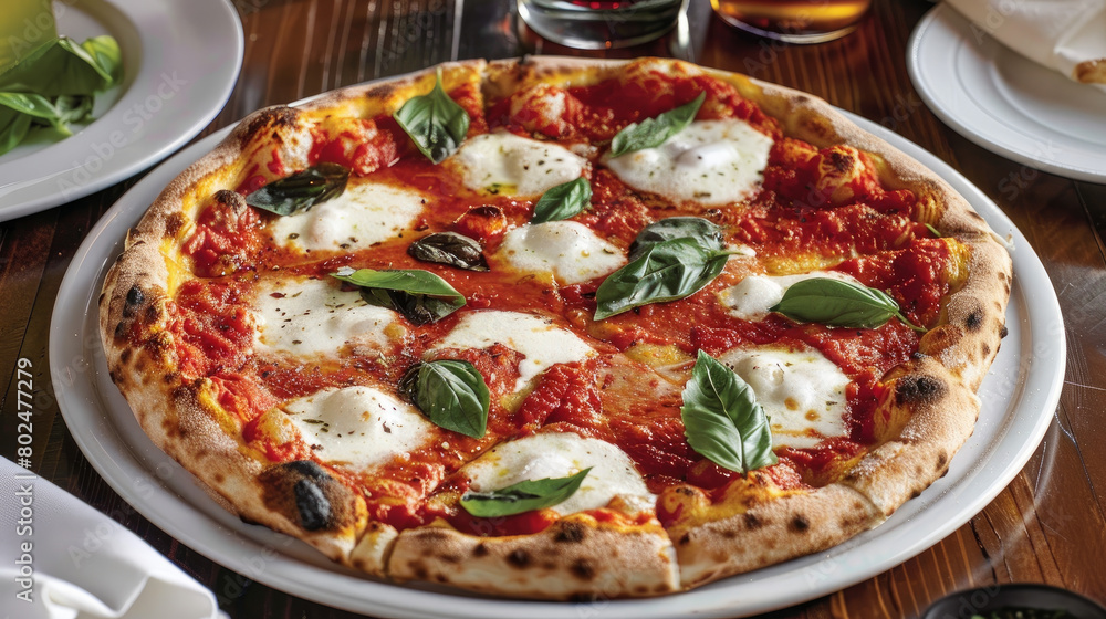 Indulge in the classic flavors of Italy with our homemade pizza! Featuring succulent buffalo mozzarella, aromatic basil, and a crispy crust, it's a culinary delight in every bite. Indulge in the classic flavors of Italy with our homemade pizza! Featuring succulent buffalo mozzarella, aromatic basil, and a crispy crust, it's a culinary delight in every bite.