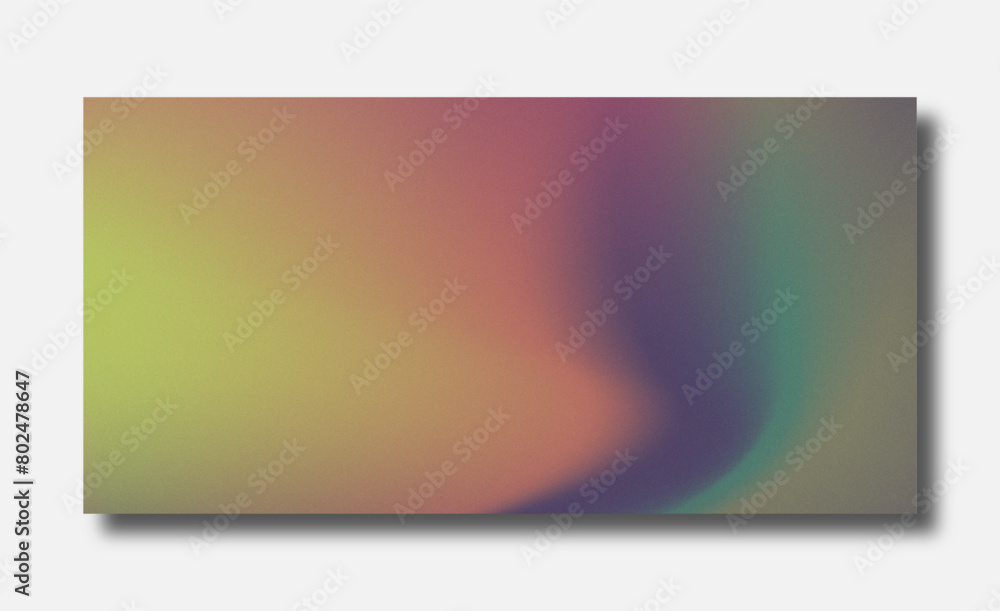 Abstract color gradient modern blurred background and film grain texture template with an elegant