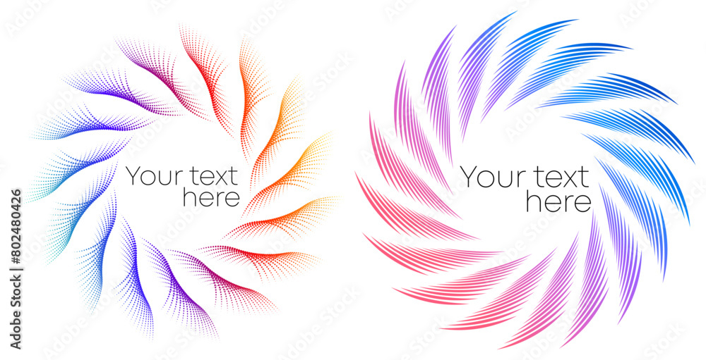 Design elements. Wave glittering rainbow lines. Abstract glow wavy sign on white background isolated. Brush mesh glow effect creative line art. Vector illustration EPS 10 for banner, frame page Design elements. Wave glittering rainbow lines. Abstract glow wavy sign on white background isolated. Brush mesh glow effect creative line art. Vector illustration EPS 10 for banner, frame page
