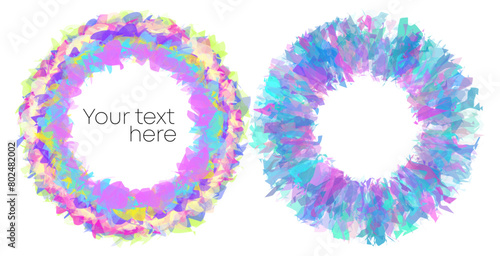 Color equalizer isolated on white background. Vector illustration. Pulse music player. Audio wave logo. Vector design element Poster of the sound wave template visualization signal Illustration eps 10