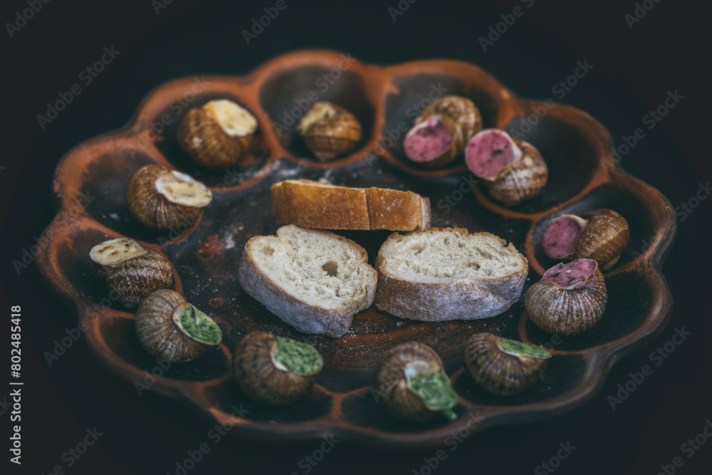 a dish made of snails
a dish made of snails