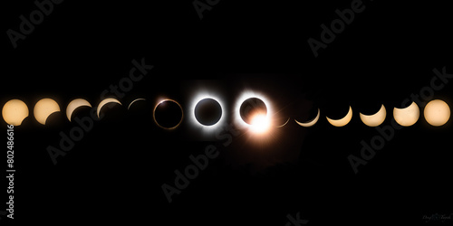 2024 Total Eclipse Sequence
