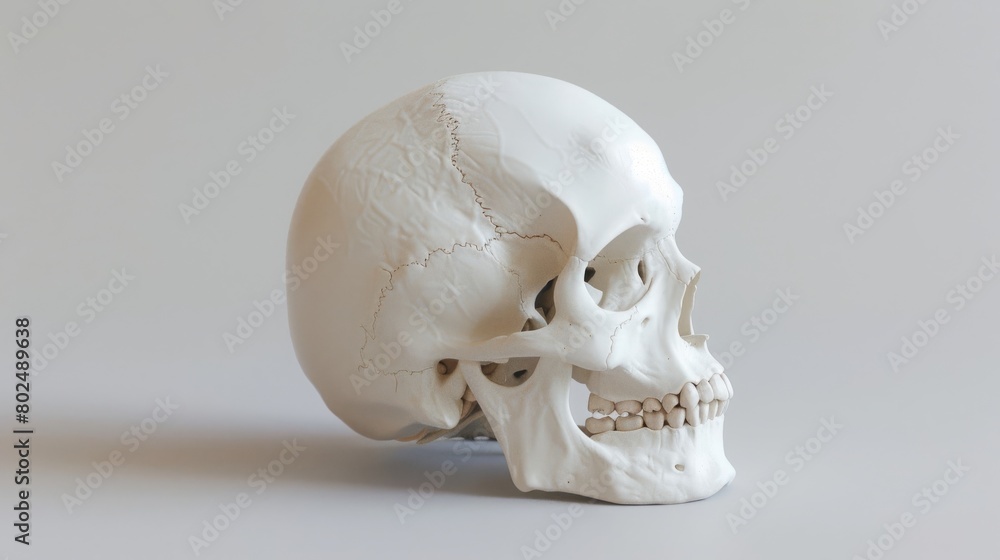 Explore the intricate details of the human cranium with our stunning 3D render showcasing the anterior view. This high-resolution image captures the anatomical nuances of the skull. Explore the intricate details of the human cranium with our stunning 3D render showcasing the anterior view. This high-resolution image captures the anatomical nuances of the skull.