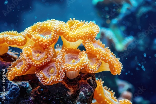 Exploring the Vibrant Stony Coral of Sea in Vietnam's Oceanic Waters  photo