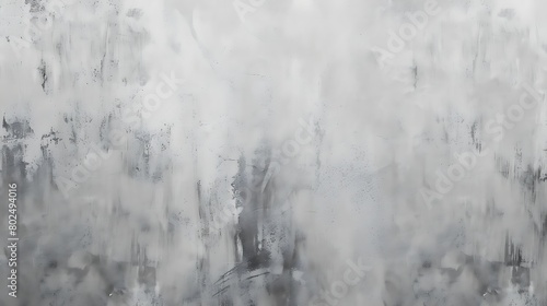 Abstract monochrome painting with textured brush strokes suitable for modern decor themes.