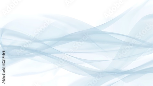 Abstract blue wave design on a clean white background perfect for modern wallpapers or backgrounds in your design project. 