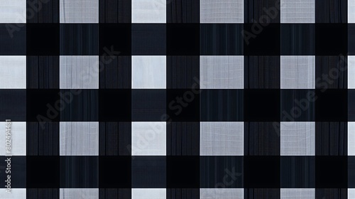 Black and white checkered pattern for modern graphic design and backgrounds 