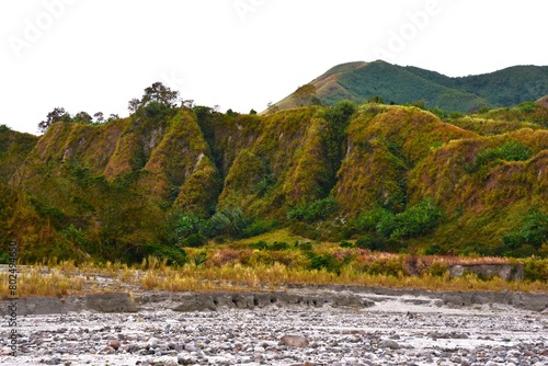 Volcanic features of Mount Pinatubo (1486 m, most notorious for its VEI-6 eruption on June 15, 1991), an active stratovolcano in the Zambales Mountains (Central Luzon, Philippines) photo