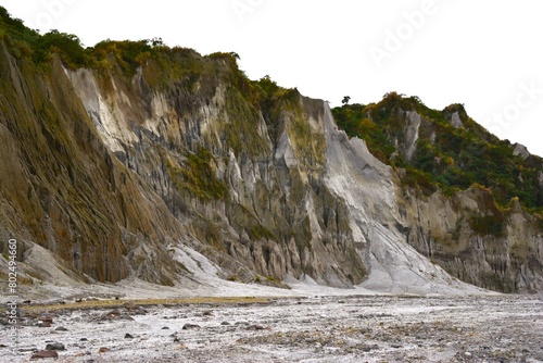 Canvas-taulu Volcanic features of Mount Pinatubo (1486 m, most notorious for its VEI-6 erupti