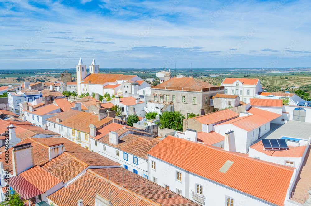 view of the medieval village of Avis, Alentejo. Portugal. view of the medieval village of Avis, Alentejo. Portugal.