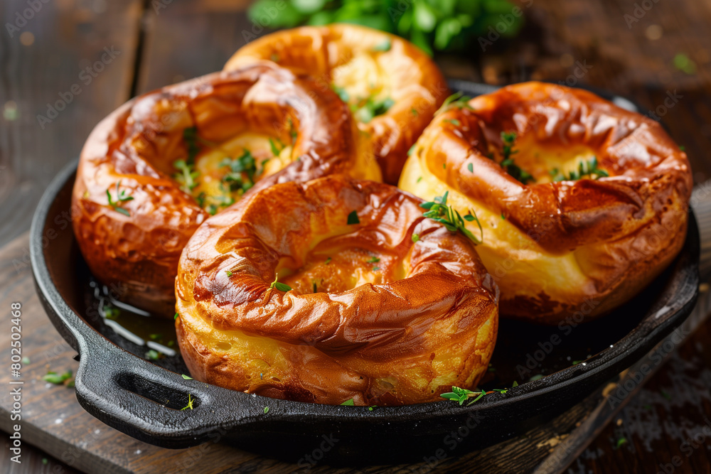 Traditional English Yorkshire pudding. Traditional English Yorkshire pudding.