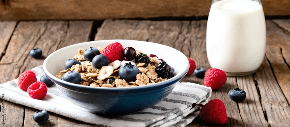 Cereal Muesli Granola Berries Breakfast Cereal Muesli Granola Berries Breakfast