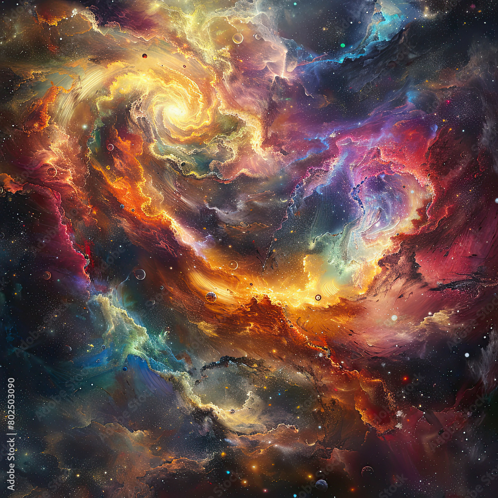 Galactic Dreams Phantasmagoria in Cosmic Canva