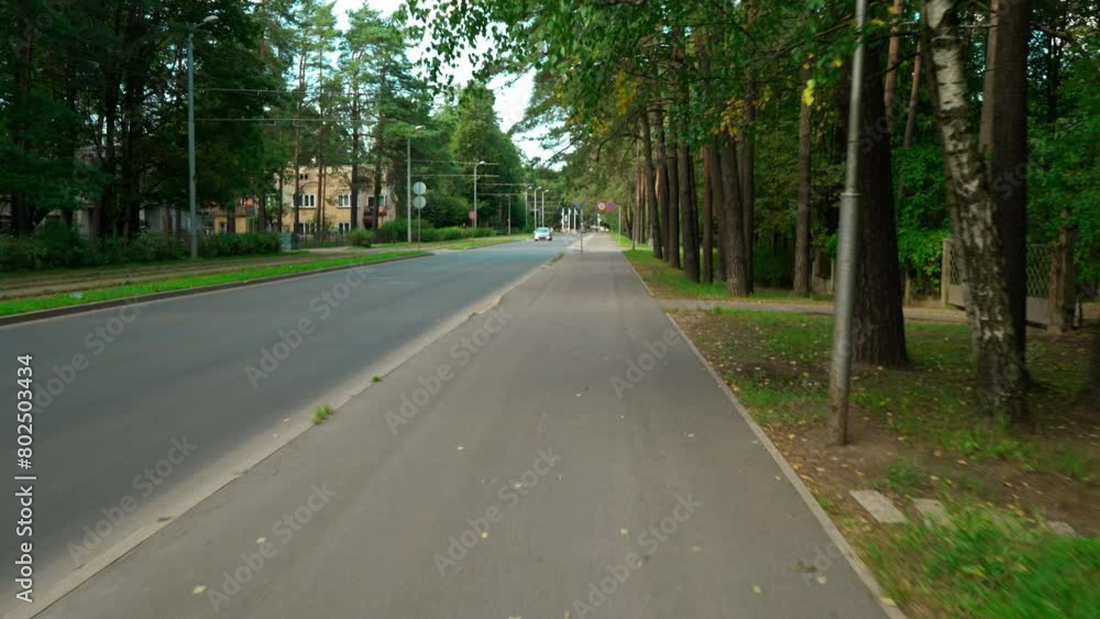 POV: Riding a bicycle in summer POV: Riding a bicycle in summer