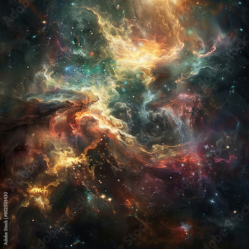 Galactic Dreams Phantasmagoria in Cosmic Canva