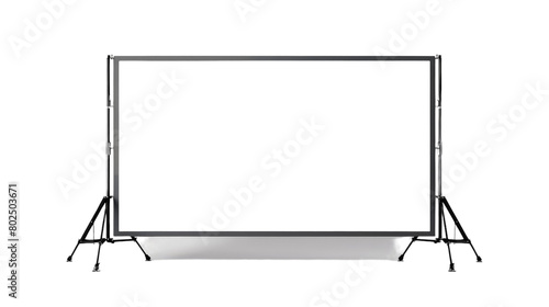 Portable Outdoor Projector Screen on transparent background