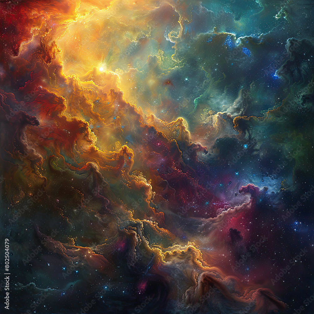 Fototapeta premium Phantasmic Nebulosity A Galaxys Dream