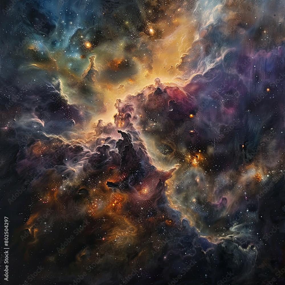 Fototapeta premium Phantasmic Nebulosity A Galaxys Dream