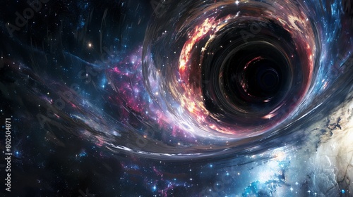 Unveiling the Secrets of Black Holes: Horizons, Singularities, and Escaping Gravity photo