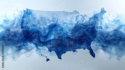 USA Map Illustration - Bold & Minimalist
