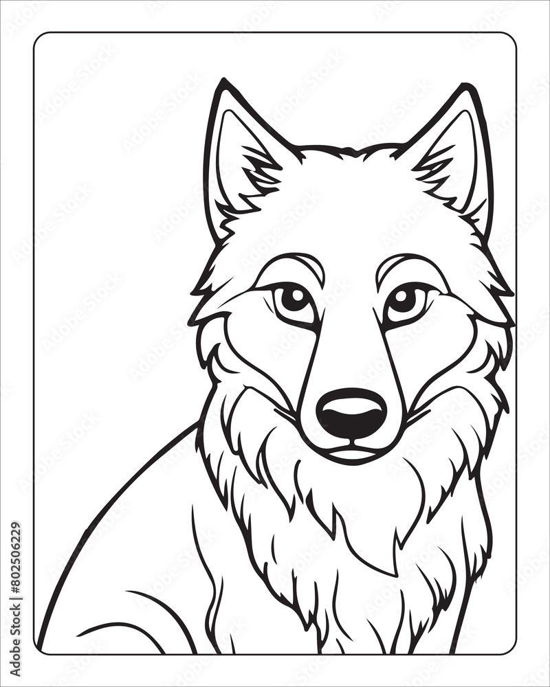 Wolf Coloring Pages, Wolf illustration, wolf art, Black and white Wolf Coloring Pages, Wolf illustration, wolf art, Black and white