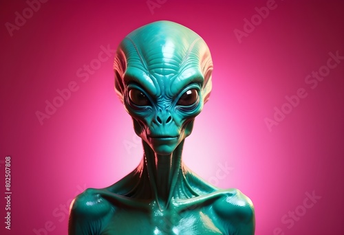 Alien fictional portrait.