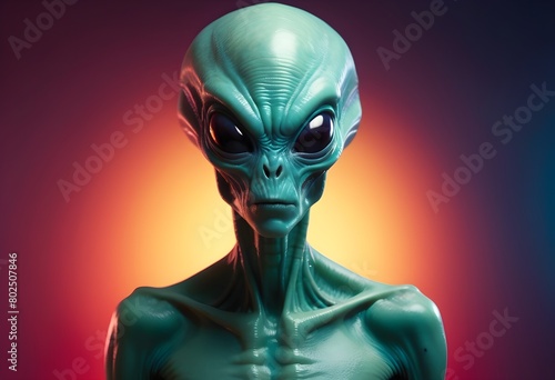 Alien fictional portrait.