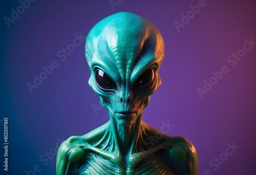 Alien fictional portrait.