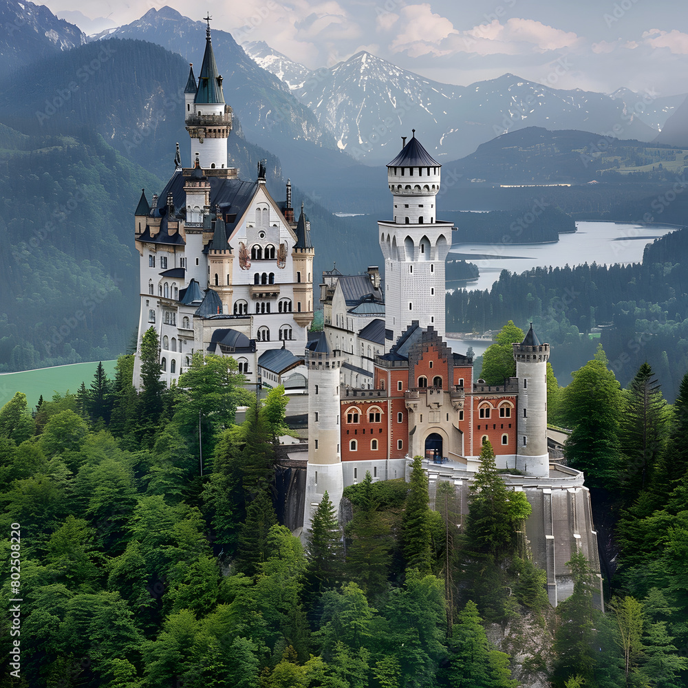 castle in the middle of the forest castle in the middle of the forest