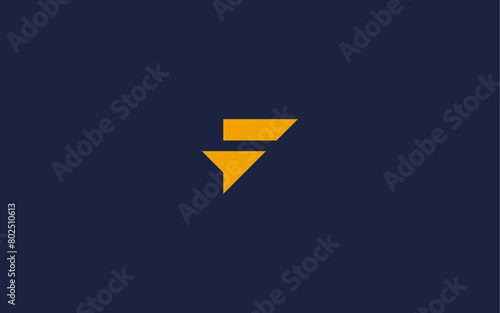 letter f with arrow logo icon design vector design template inspiration